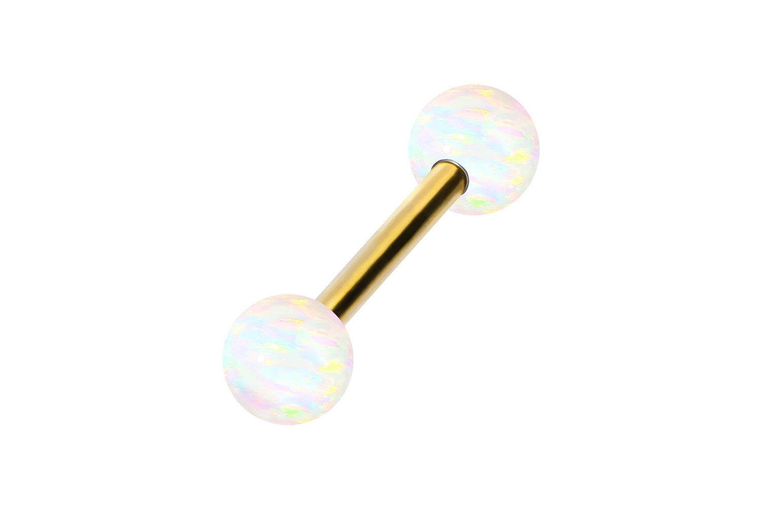 Chirurgenstahl Barbell Piercing SYNTHETISCHE OPALE